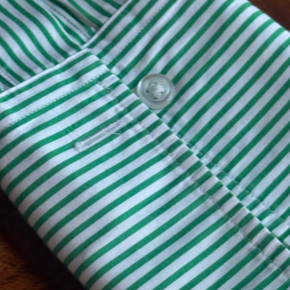 Ralph Lauren Mint Striped Dress Shirt - Picture 6 of 10